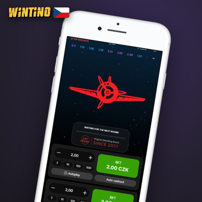 Ikona automaticky opakované sázky v crash hře Aviator online na Wintino