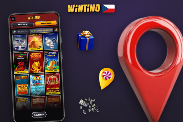Sekce bonusů s promo kódem a progress barem wageringu v aplikaci Wintino