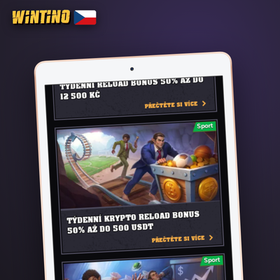 Wintino zatočení zdarma – 25 free spinů denně po dobu 10 dní na vybraných slotech