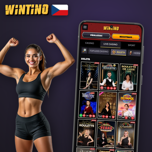 Mobilní aplikace Wintino s lobby kasina a sportovním sázením na jedné obrazovce